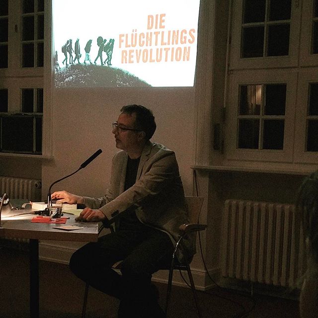 Lesung mit Marc Engelhardt zur #fluechtlingsrevolution #weltreporter #heinekomm