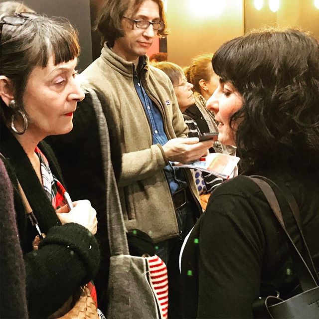 Meli Kiyak und Susanne Meyer in  der Debatte über das Binnenwissen über Flüchtlinge #lbm2017 #robertboschstiftung #heinekomm